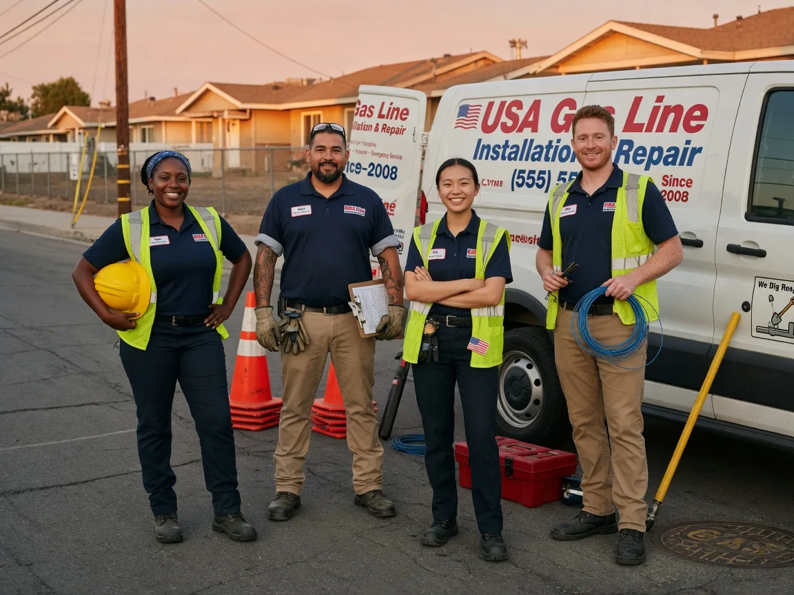 Gas Line Installation company in Pope, MS